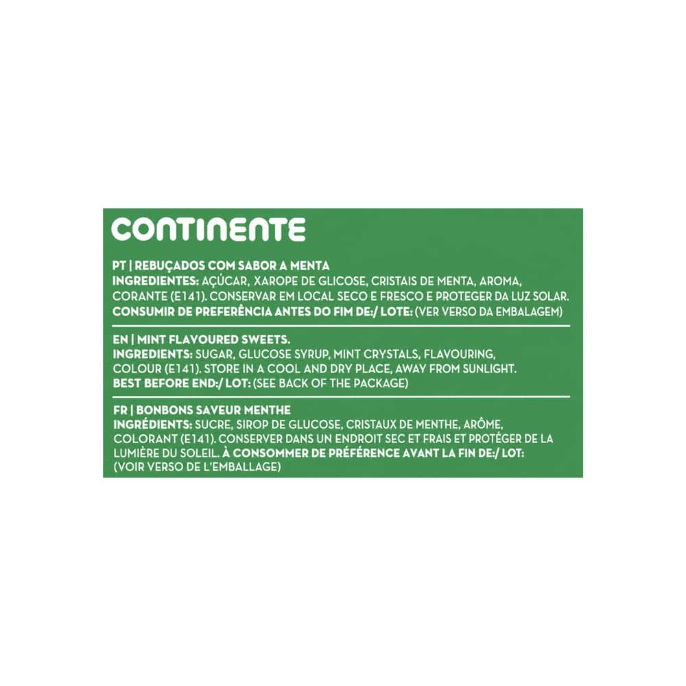 Caramelos de mentol Continente (250 g / 8.82 oz) - Miniatura 3