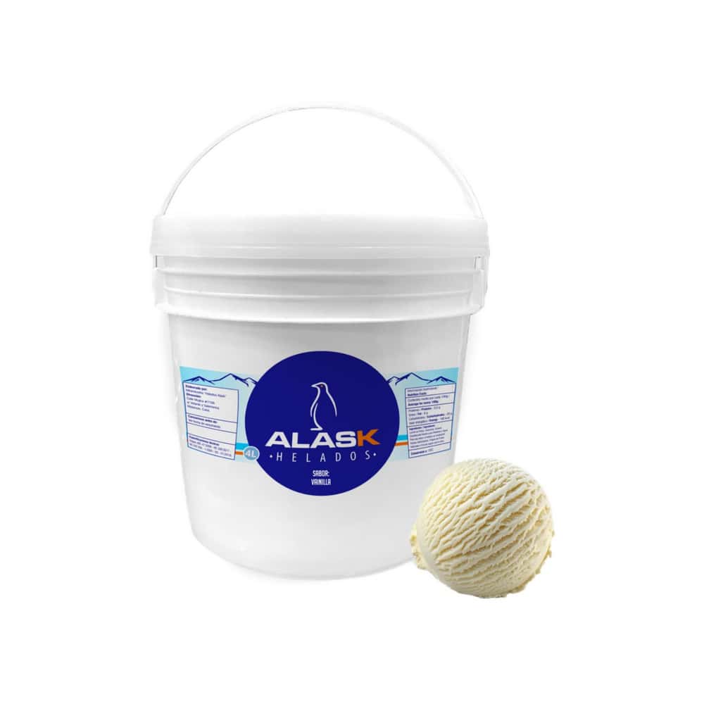 Helado sabor vainilla Alask (4 L) - Miniatura 1