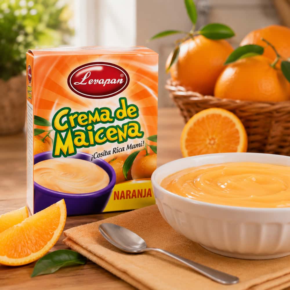Crema de maicena con sabor a naranja Levapan (47 g / 1.66 oz) - Miniatura 4
