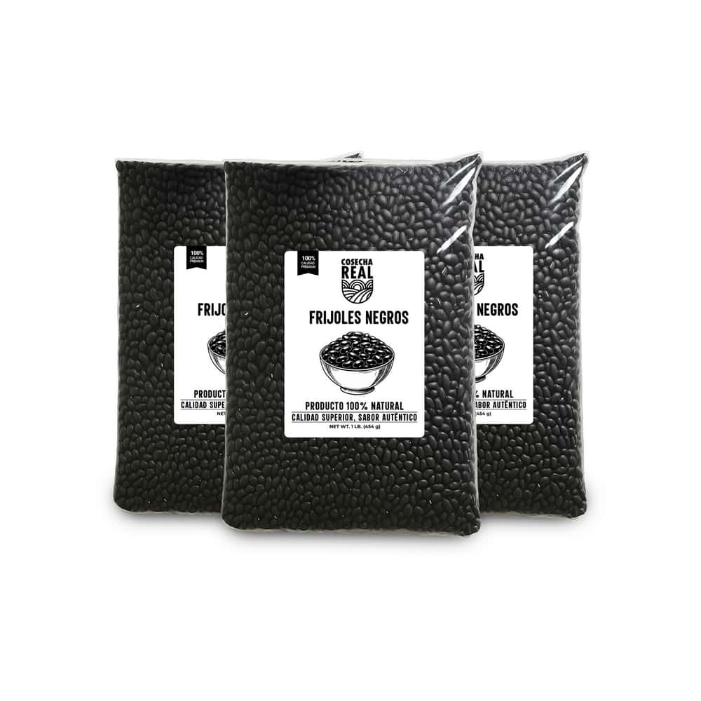 Frijoles negros Cosecha Real (3 x 454 g / 1 lb) - Miniatura 1