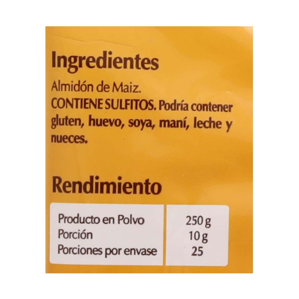 Maicena almidón de maíz (250 g / 8.81 oz) - Miniatura 3