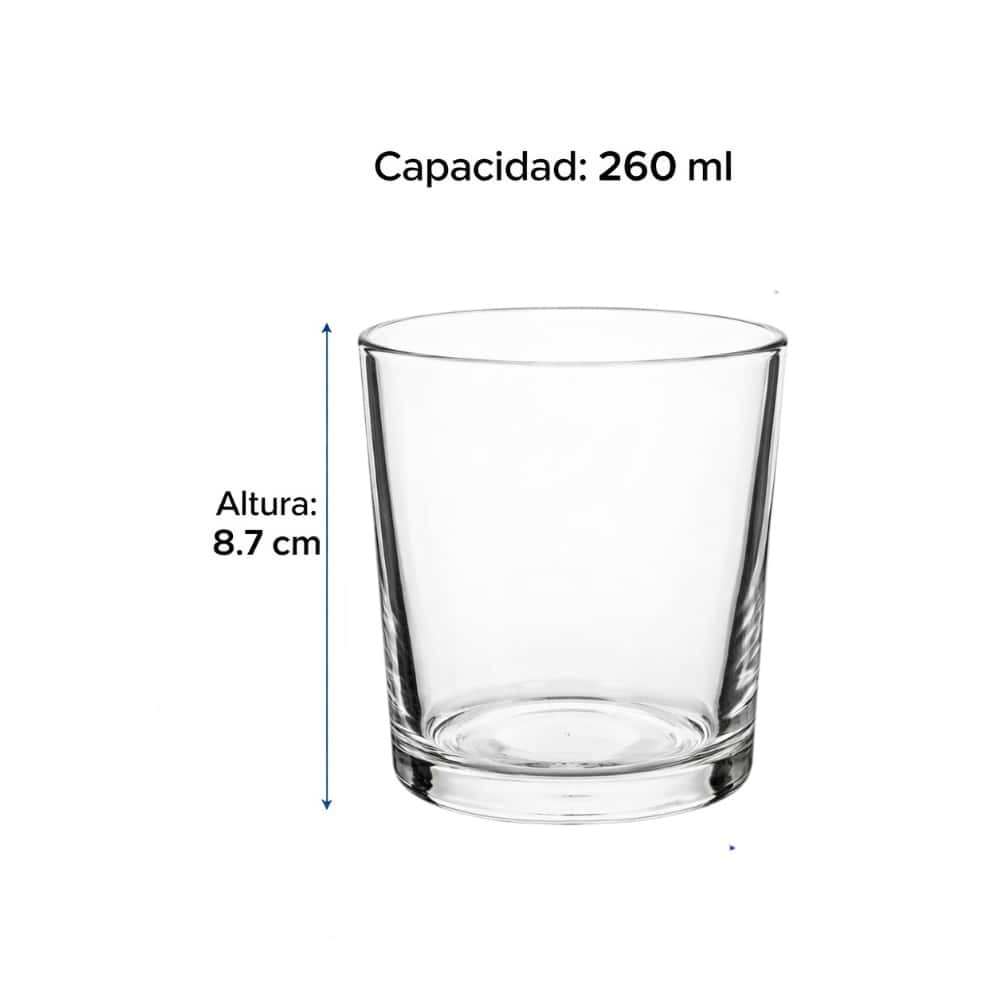 Juego de vasos de cristal marbella de 260 ml Alessandro (6 U) - Miniatura 2