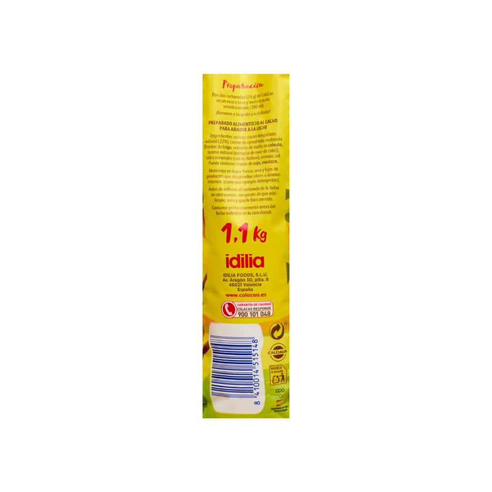 Chocolate en polvo Colacao (1.1 kg / 2.42 lb) - Miniatura 4