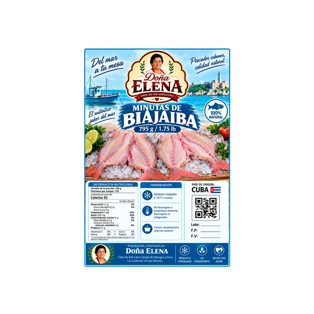Minutas de biajaiba Doña Elena (795 g / 1.75 lb) - Miniatura 2