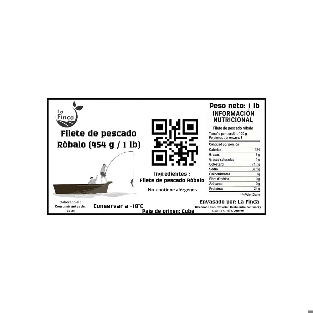 Filete de pescado róbalo La Finca (454 g / 1 lb) - Miniatura 2