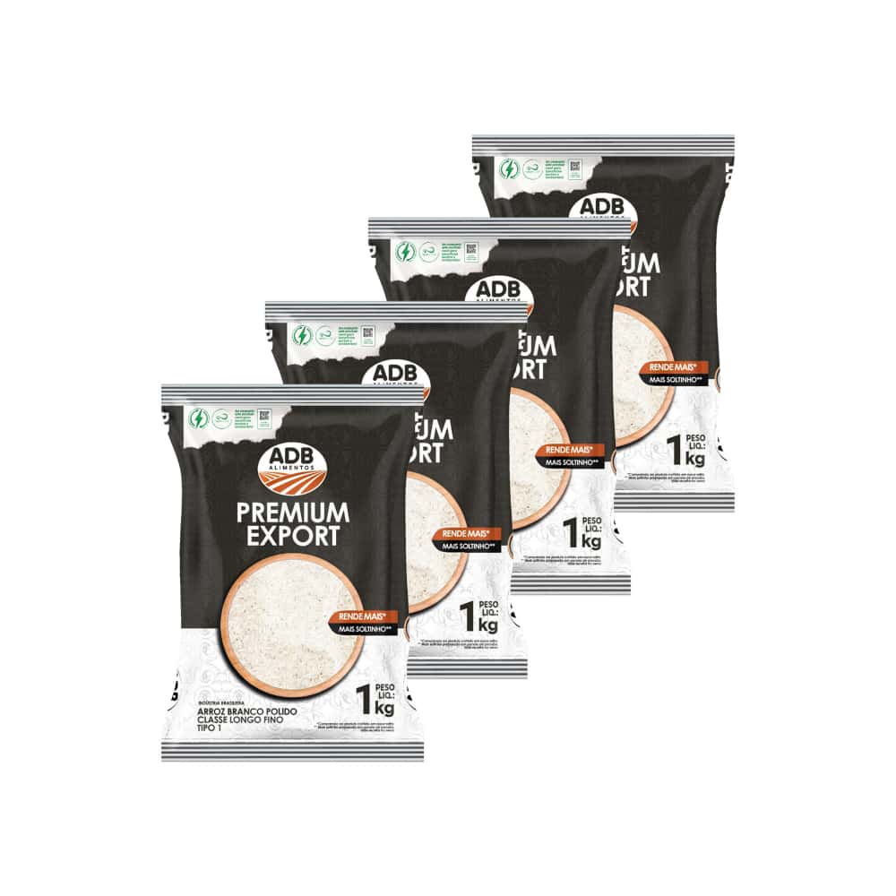 Arroz largo ADB Premium (4 x 1 kg / 2.2 lb) - Miniatura 1