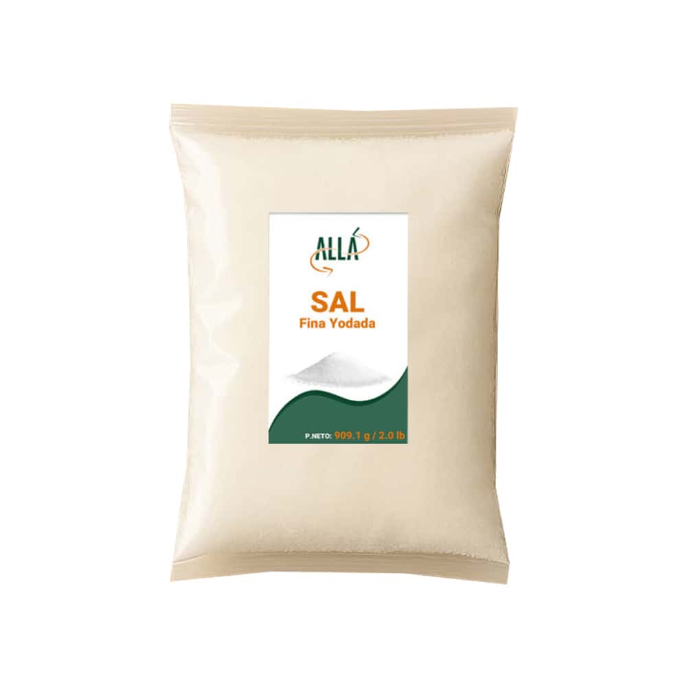 Sal fina yodada ALLÁ (907 g / 2 lb) - Miniatura 1