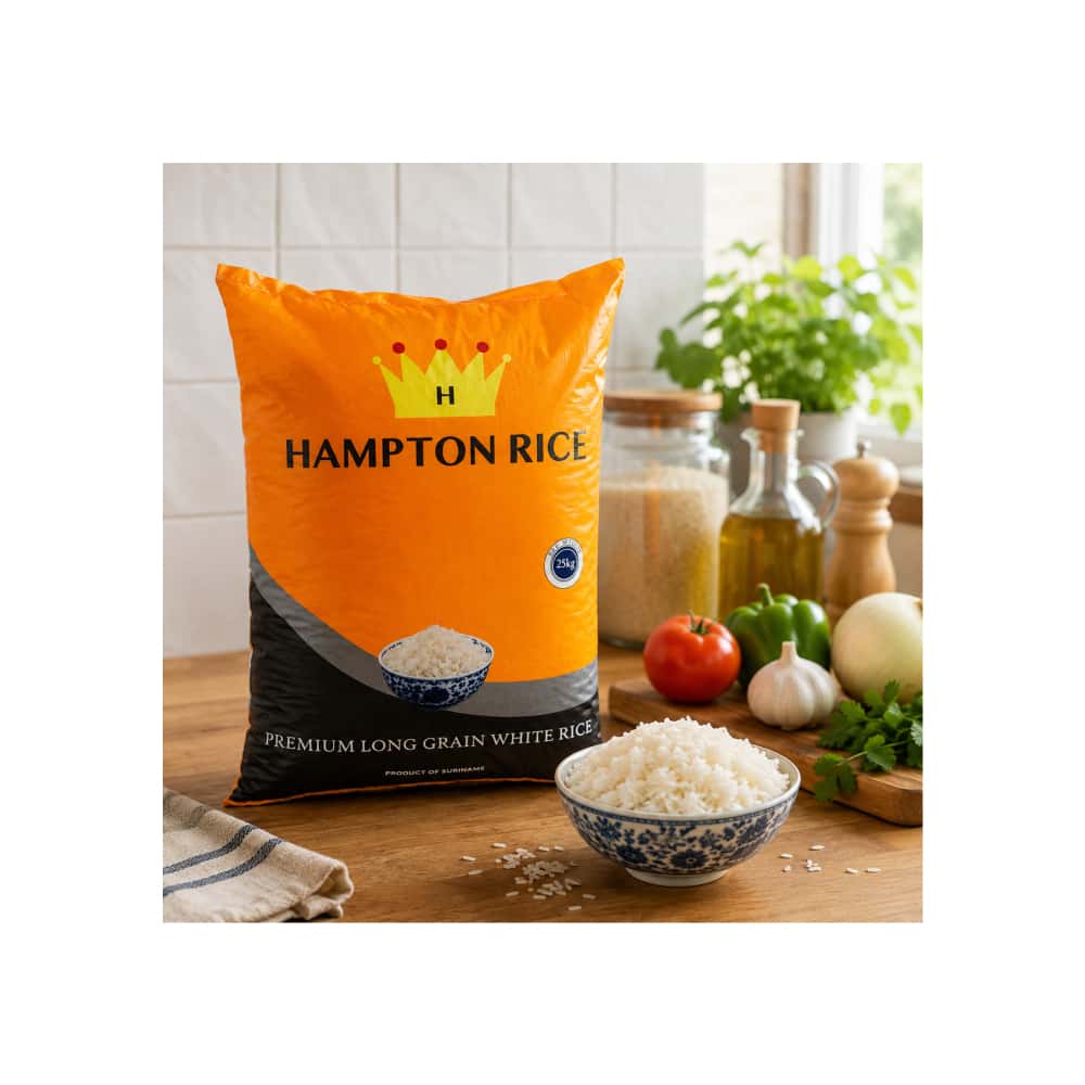 Arroz de grano largo Hampton (25 kg / 55 lb) - Miniatura 4
