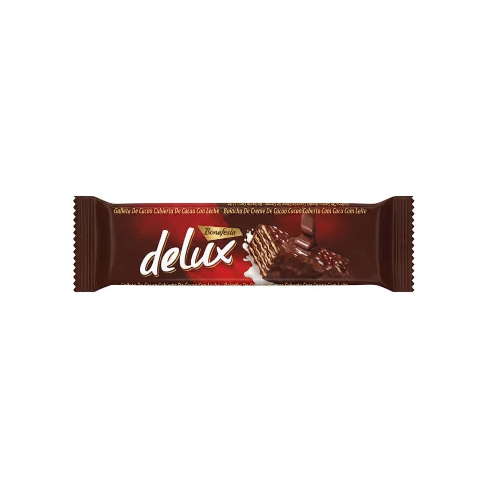 Barrita de sorbeto rellena y cubierta con crema de cacao Delux Simsek (22 g) - Miniatura 1