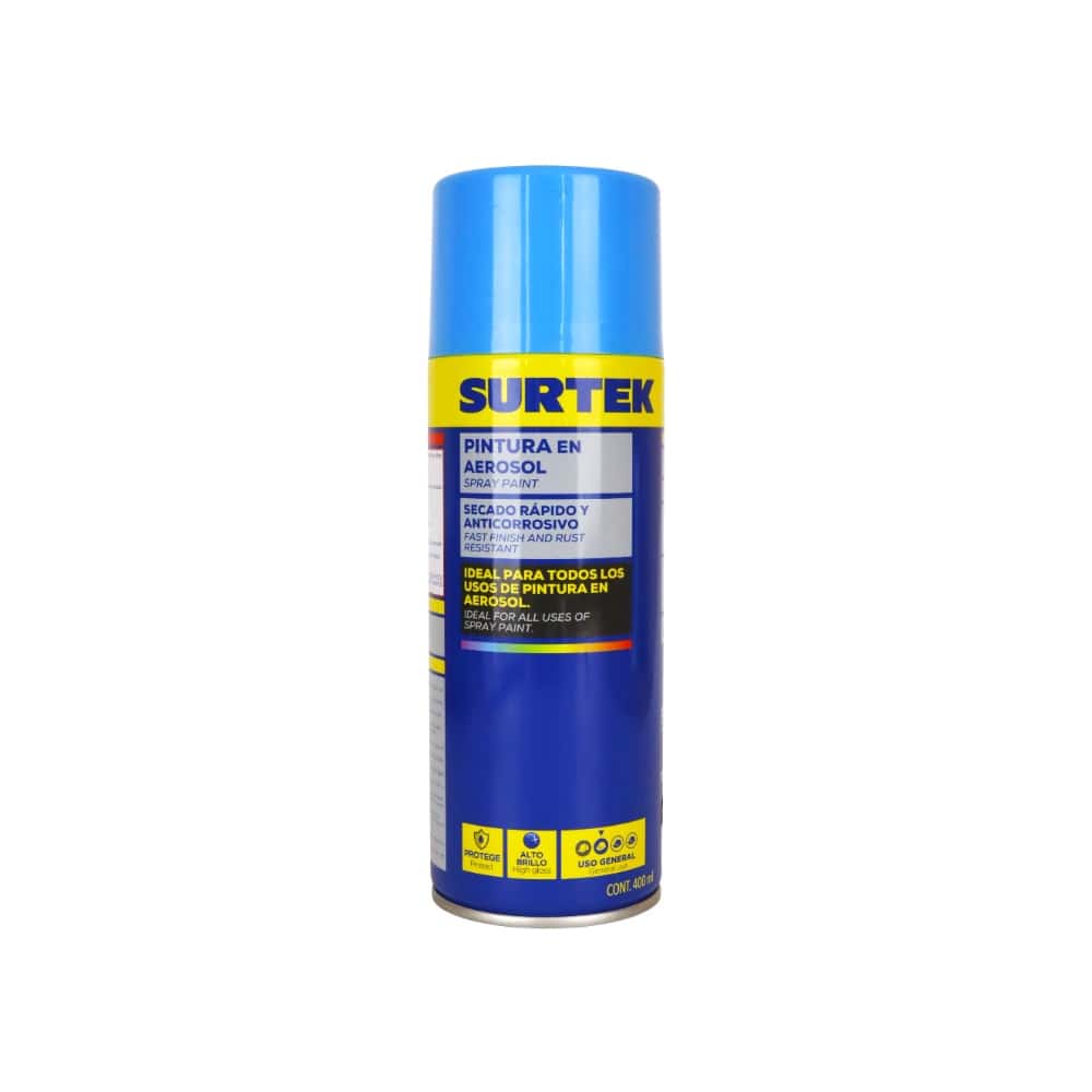 Pintura en aerosol color azul cielo Surtek AES423 (400 ml) - Miniatura 1