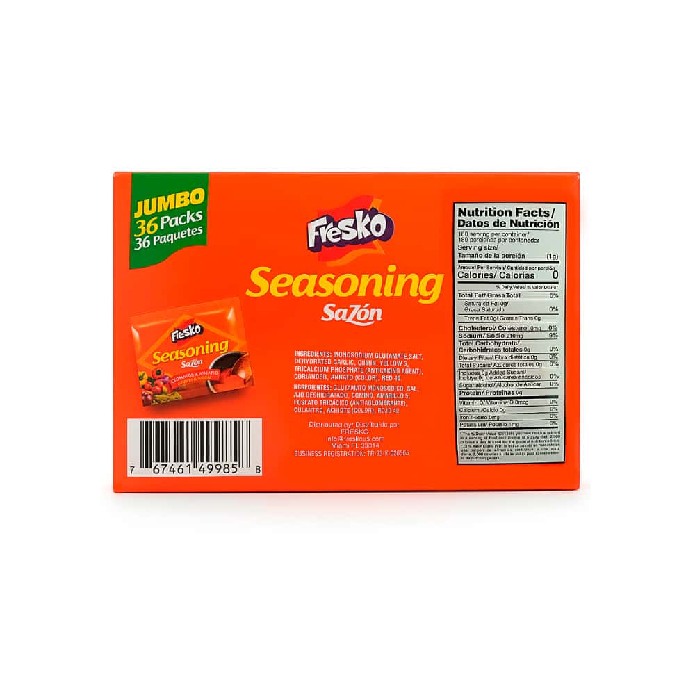 Sazón con culantro y achiote Fresko (180 g / 6.34 oz) - Miniatura 2