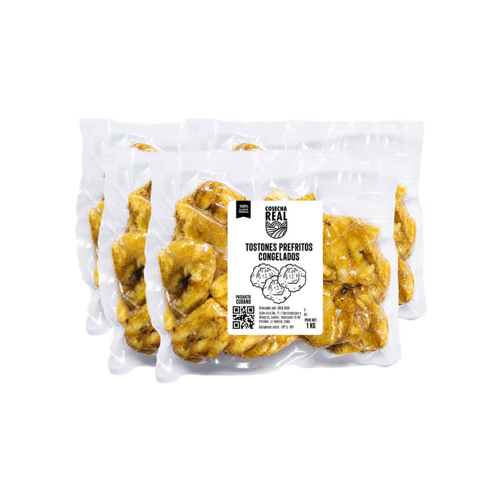 Tostones prefritos congelados Cosecha Real (4 x 1 kg / 2.2 lb) - Miniatura 1