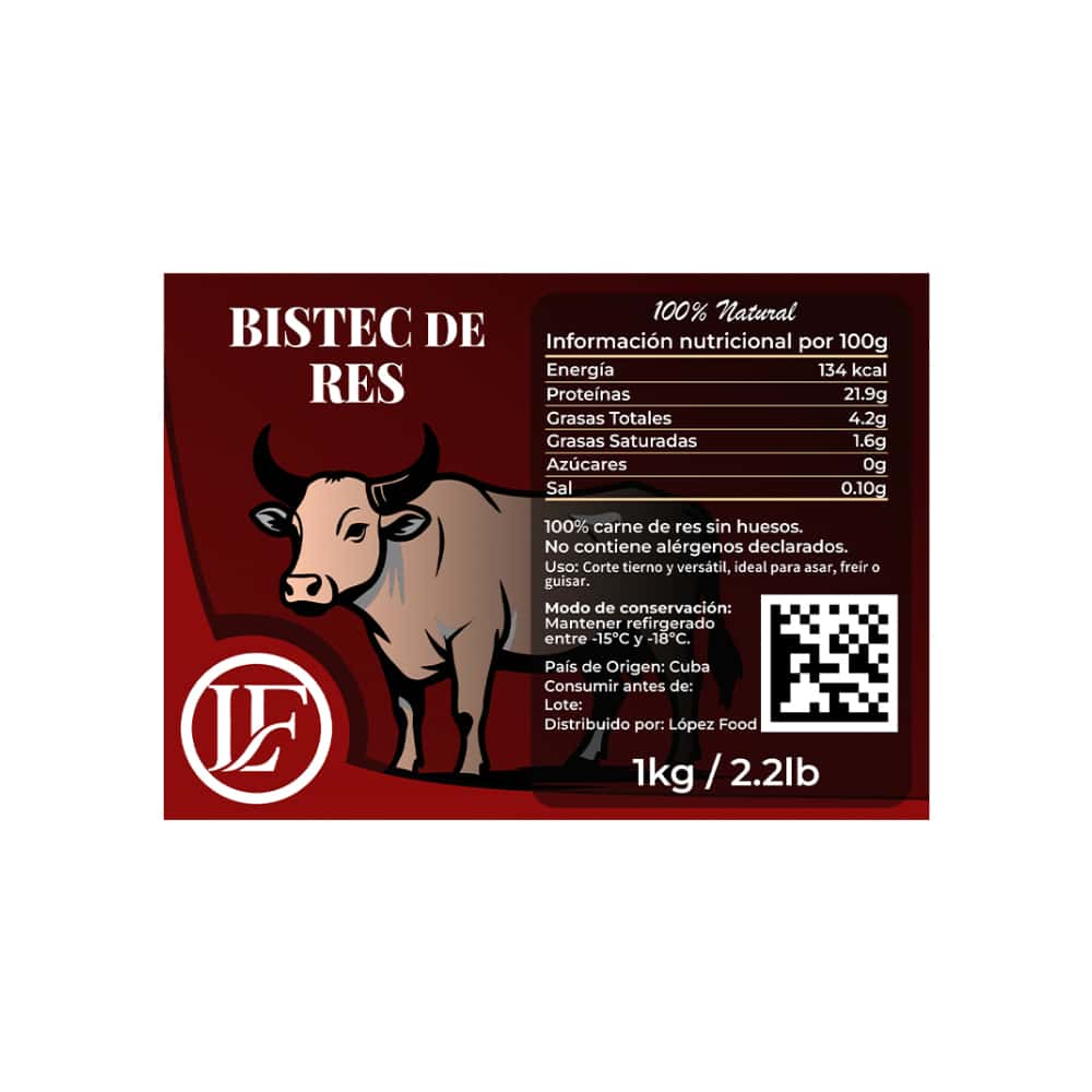 Bistec de res LF (1 kg / 2.2 lb) - Miniatura 3