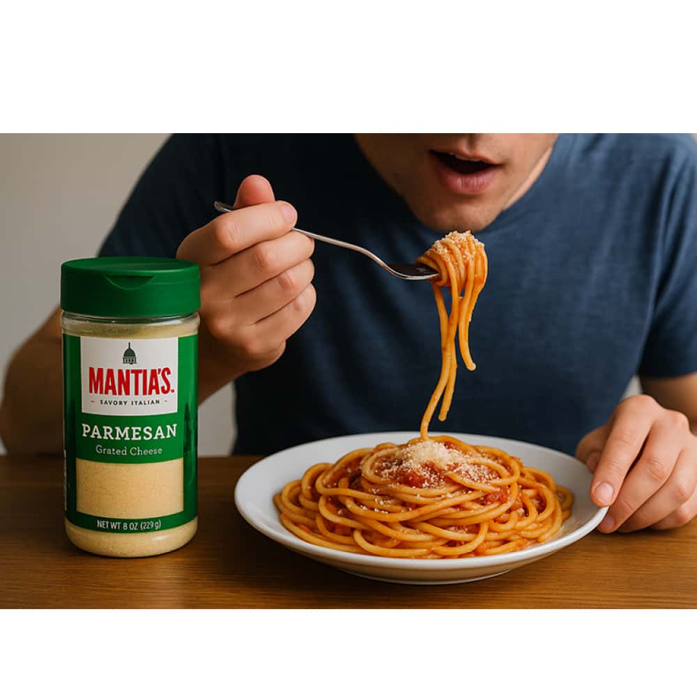 Queso parmesano rallado Mantia' S (227 g / 8 oz) - Miniatura 2