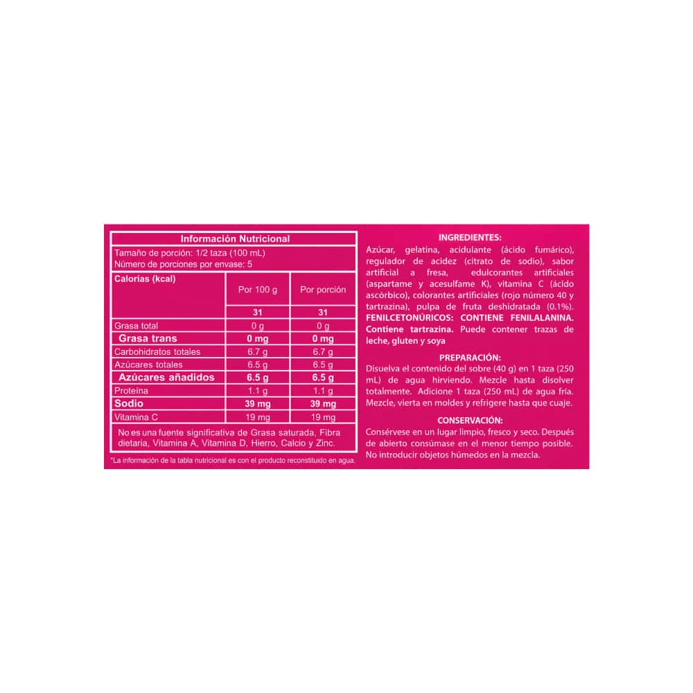 Gelatina sabor fresa Boom (40 g / 1.4 oz) - Miniatura 9