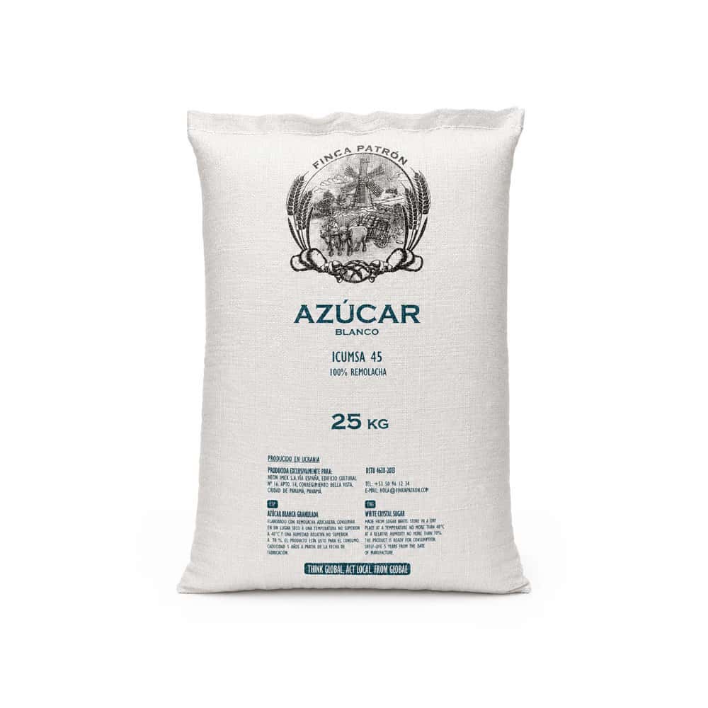 Azúcar blanca Finca Patrón (25 kg / 55.11 lb) - Miniatura 1
