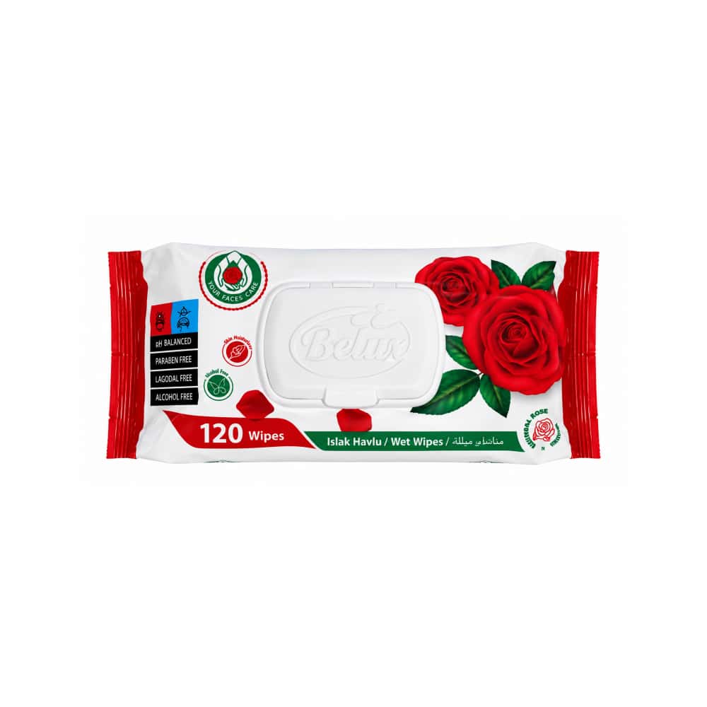 Toallitas húmedas con fragancia a rosas Belux (120 U) - Miniatura 4