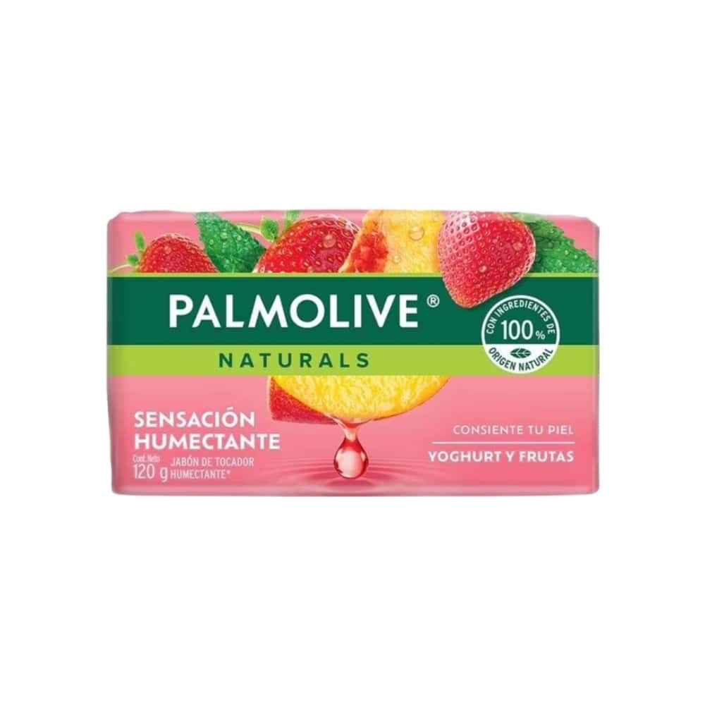 Jabón en barra naturals yogurt y frutas Palmolive (120 g) - Miniatura 1