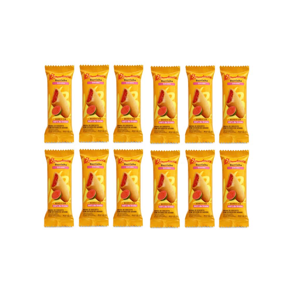 Bizcocho con relleno a sabor guayaba Bauducco (12 x 30 g / 1.05 oz) - Miniatura 1