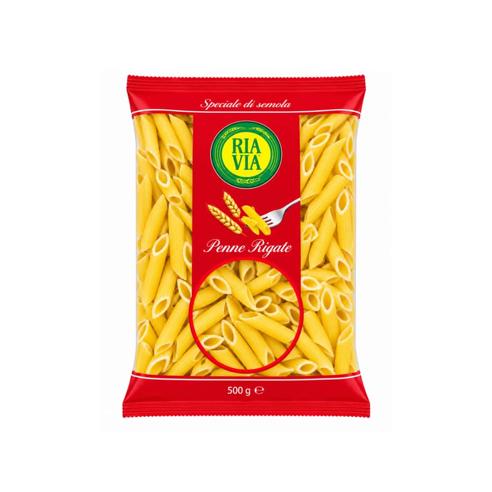 Pasta penne Riavia (500 g / 1.10 lb) - Miniatura 1