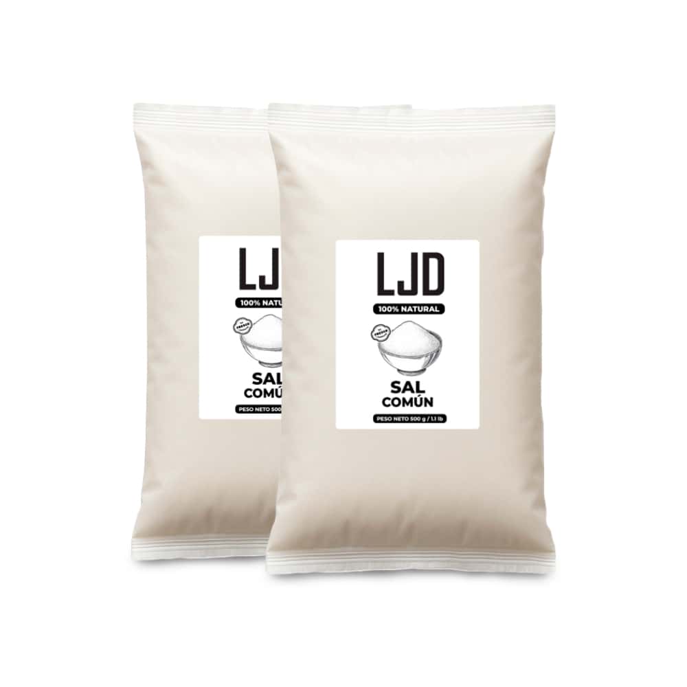 Sal común LJD (2 x 500 g / 1.1 lb) - Miniatura 1