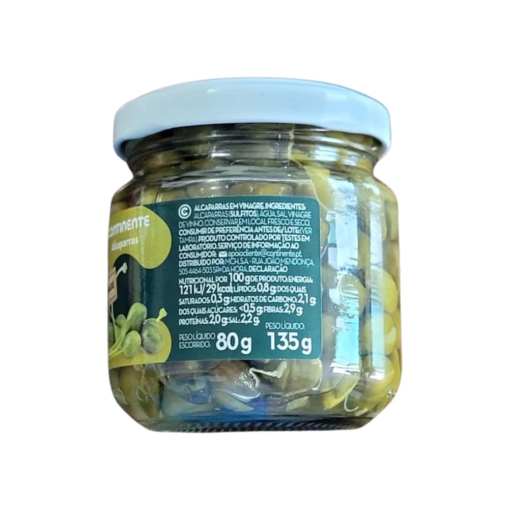 Alcaparras en vinagre Continente (135 g / 4.76 oz) - Miniatura 2