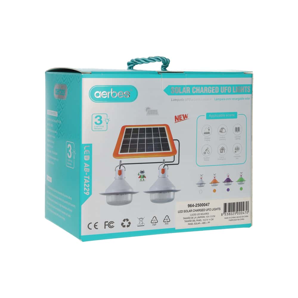Luz led de carga solar Aerbes AB-TA229 - Miniatura 2