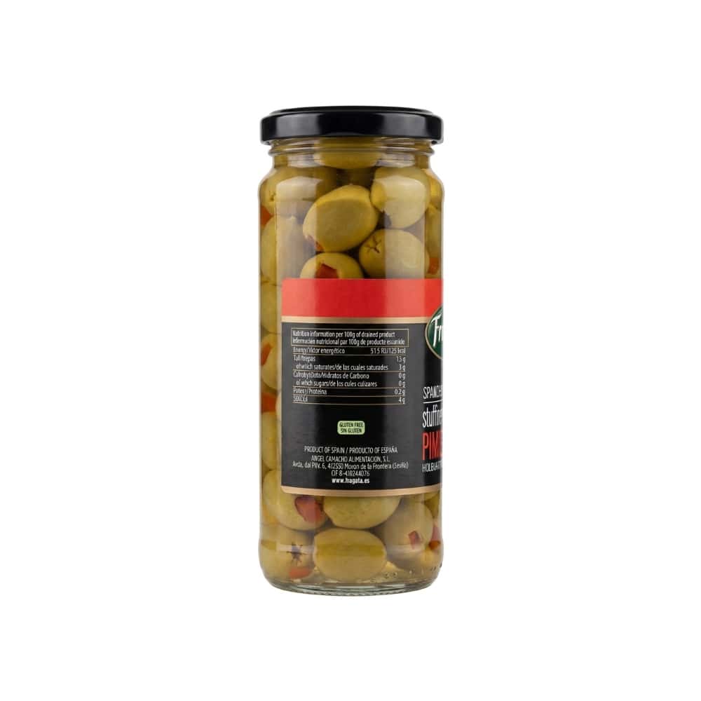 Aceitunas hojiblanca verdes rellenas de pimiento Fragata (340 g / 11.99 oz) - Miniatura 3
