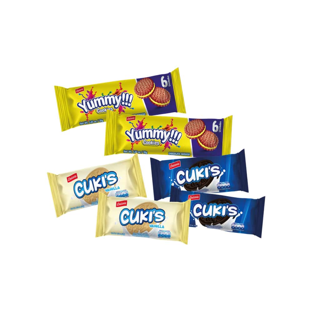 Combo de galletas dulce tres sabores en uno - Miniatura 1