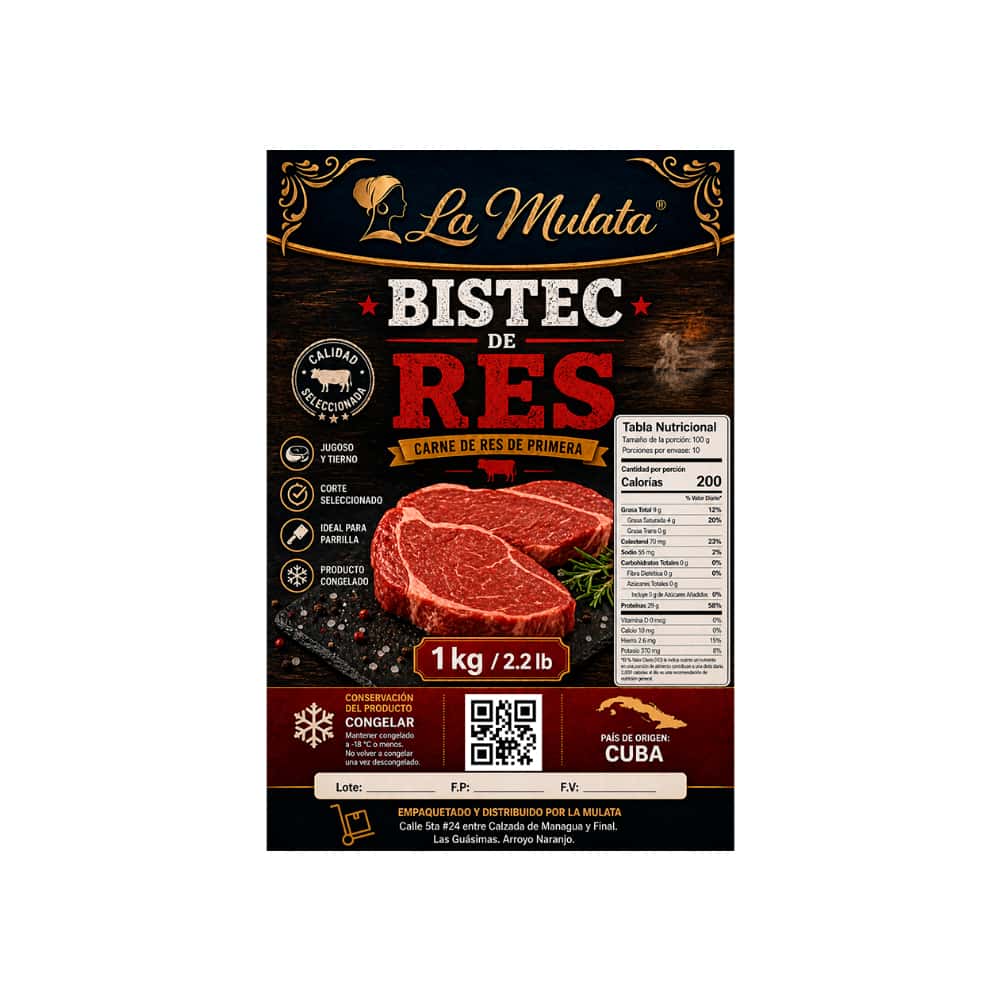 Bistec de res La Mulata (1 kg / 2.2 lb) - Miniatura 2