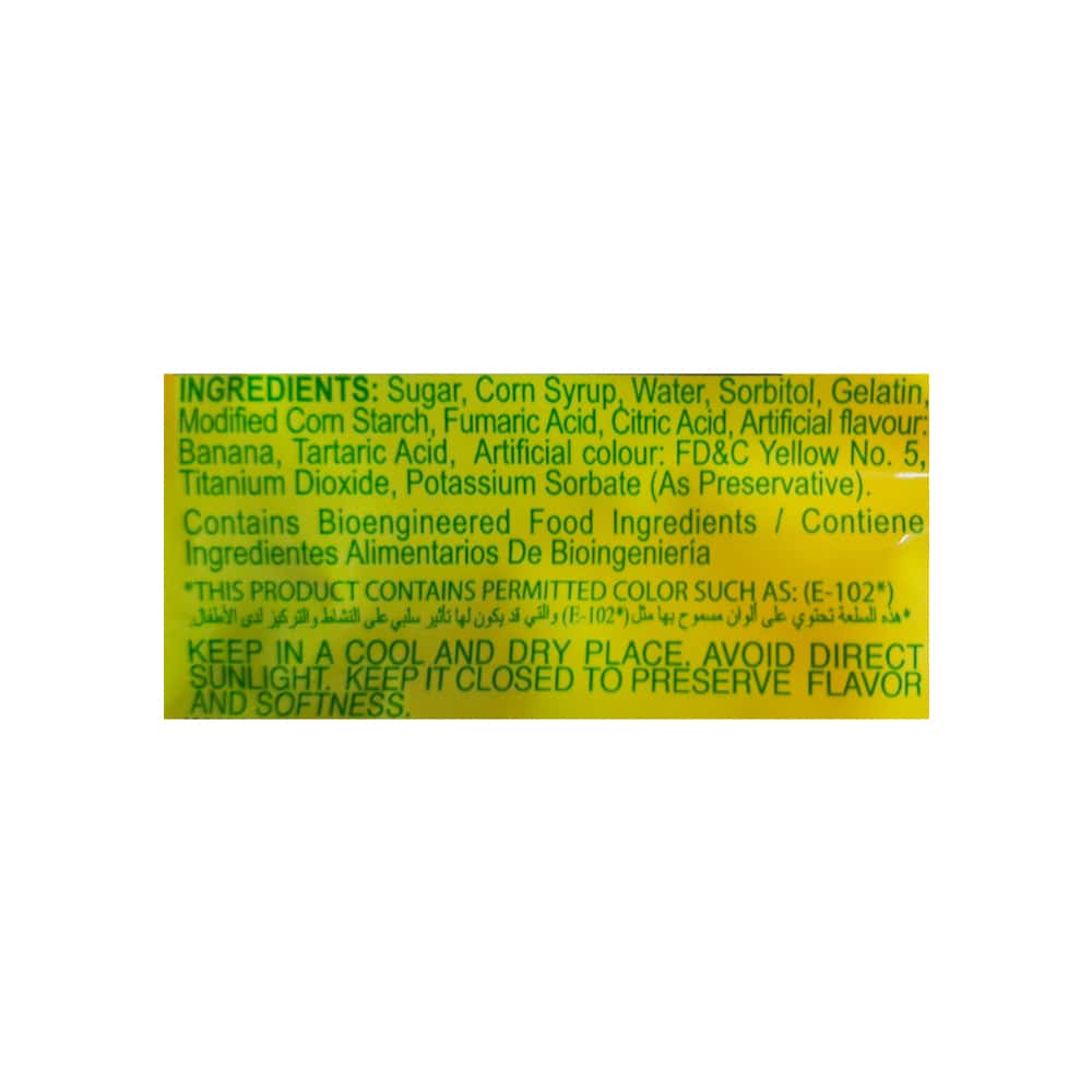 Gomitas banana sour Guandy (100 g / 3.52 oz) - Miniatura 3