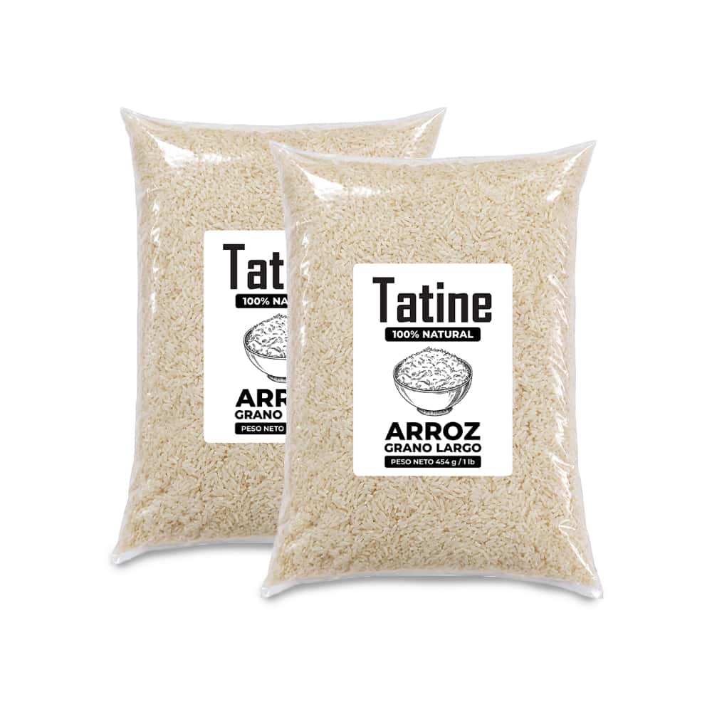 Arroz de grano largo Tatine (2 x 454 g / 1 lb) - Miniatura 1