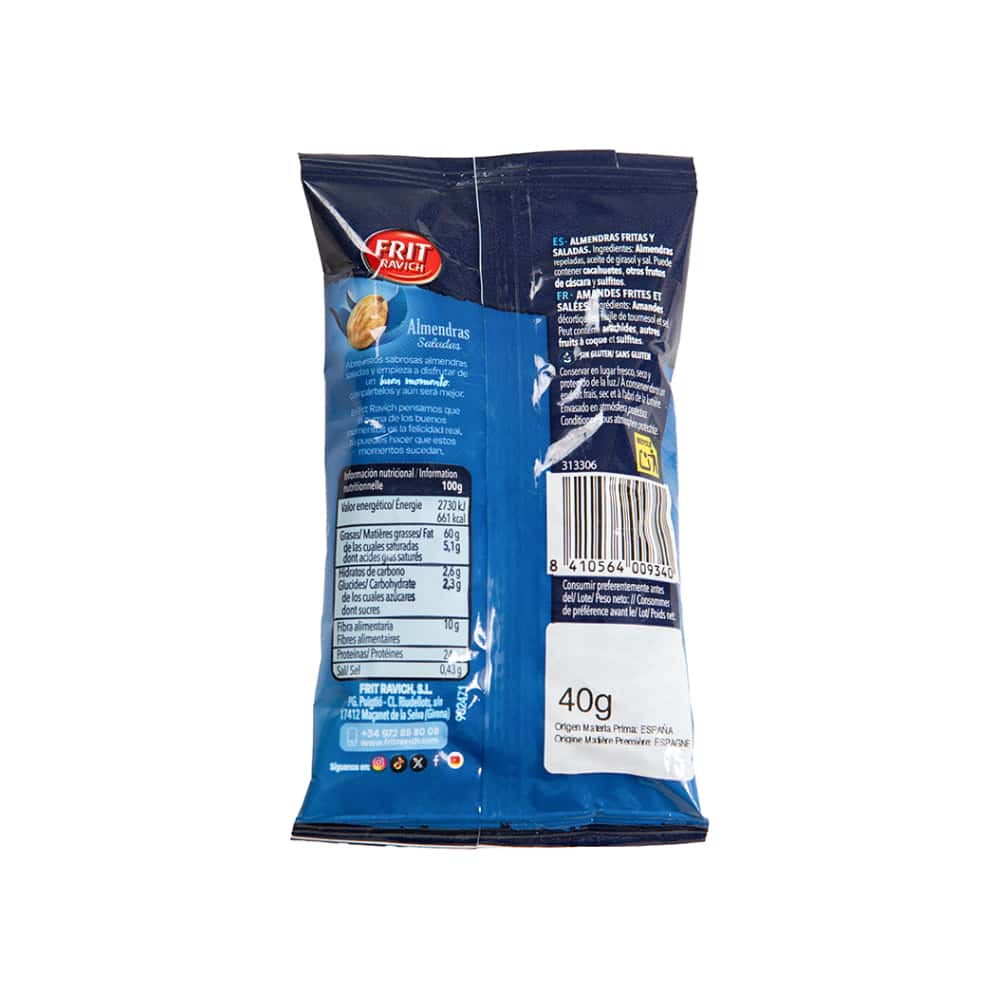 Almendras saladas Frit Ravich (40 g / 1.41 oz) - Miniatura 2