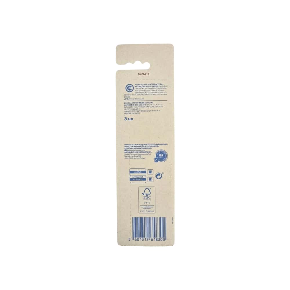 Cepillo de dientes de cerdas suaves Fresh Start (3 U) - Miniatura 2
