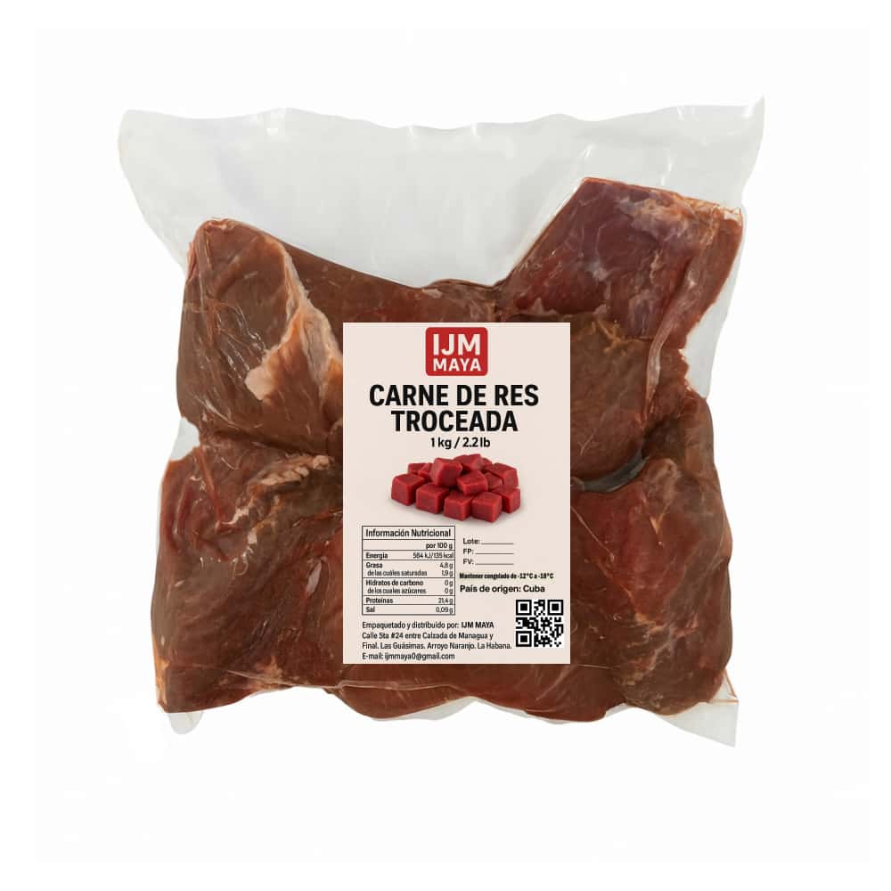 Carne de res troceada IJM Maya (1 kg / 2.2 lb) - Miniatura 4