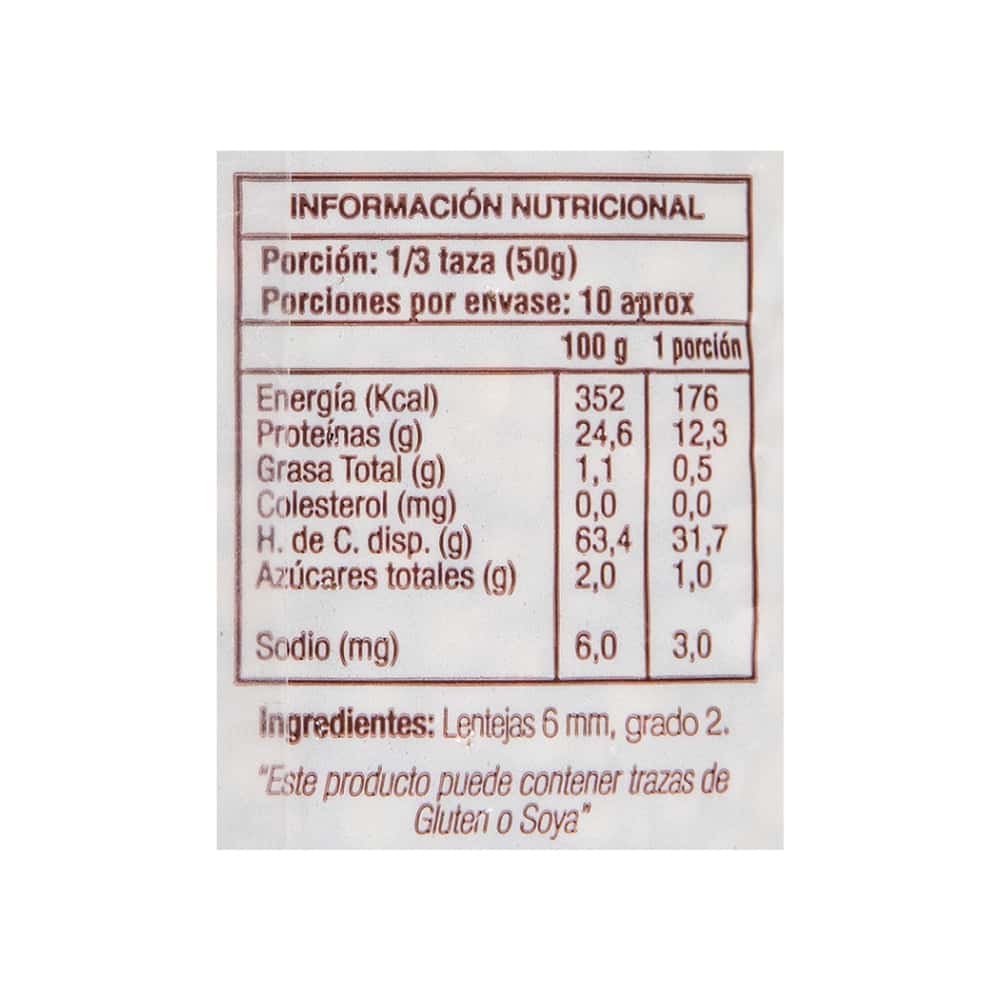 Lentejas Los Granos (500 g / 1.1 lb) - Miniatura 2