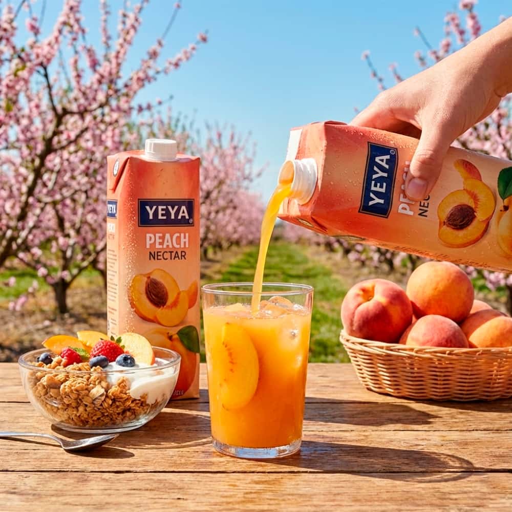 Néctar de melocotón YEYA (6 x 1 L / 33.8 fl oz) - Miniatura 4