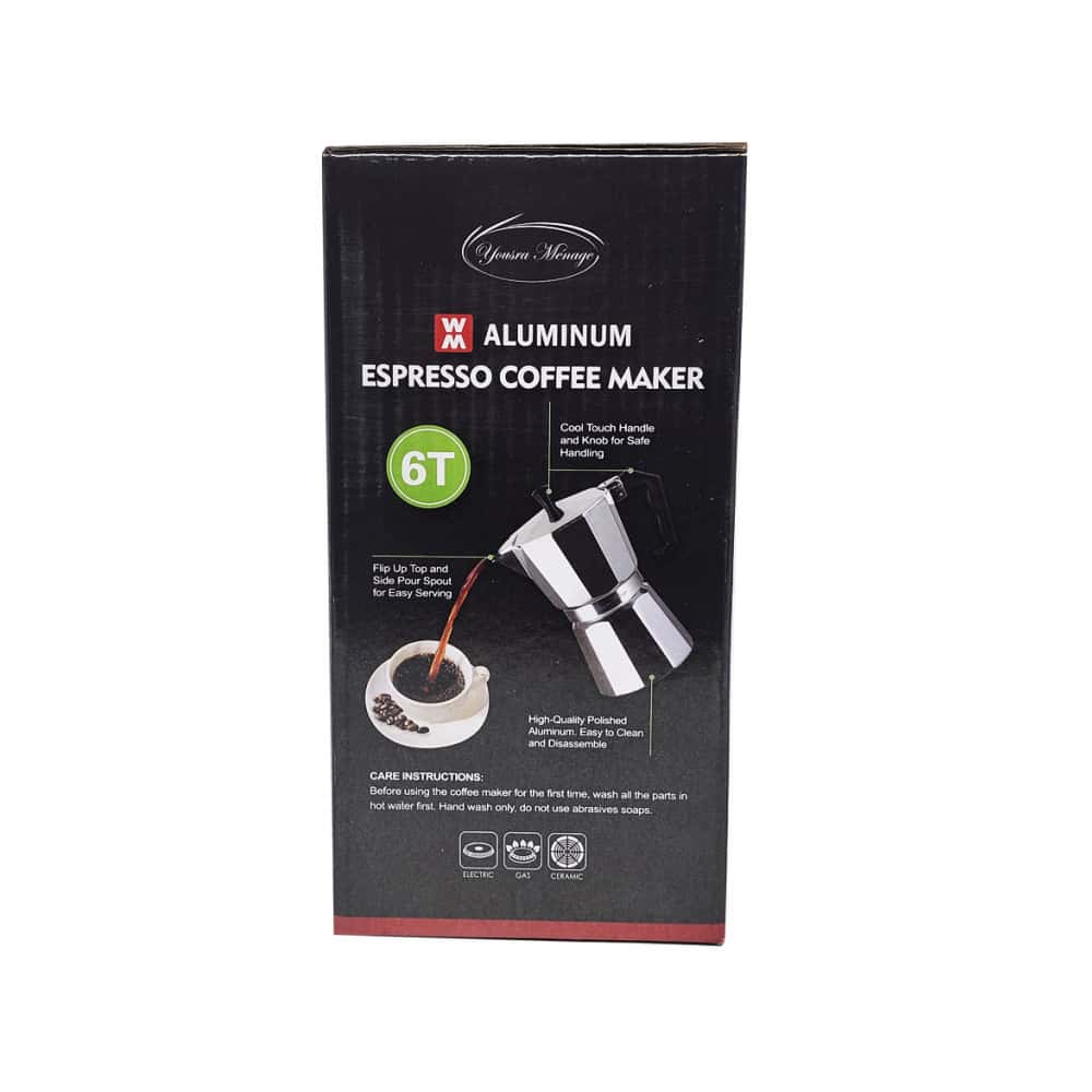 Cafetera clásica de 6 tazas Yousra Ménage - Miniatura 3