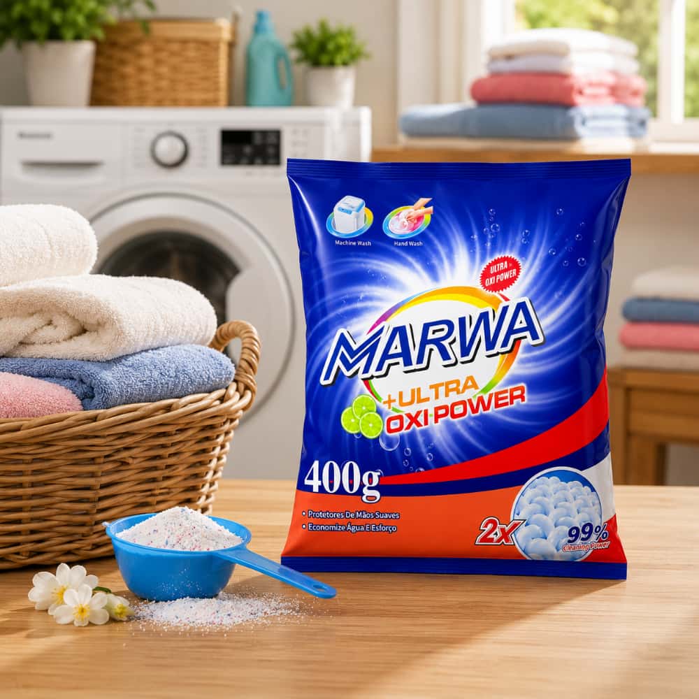 Detergente en polvo Ultra Oxi-Power Marwa (400 g / 14.1 oz) - Miniatura 4