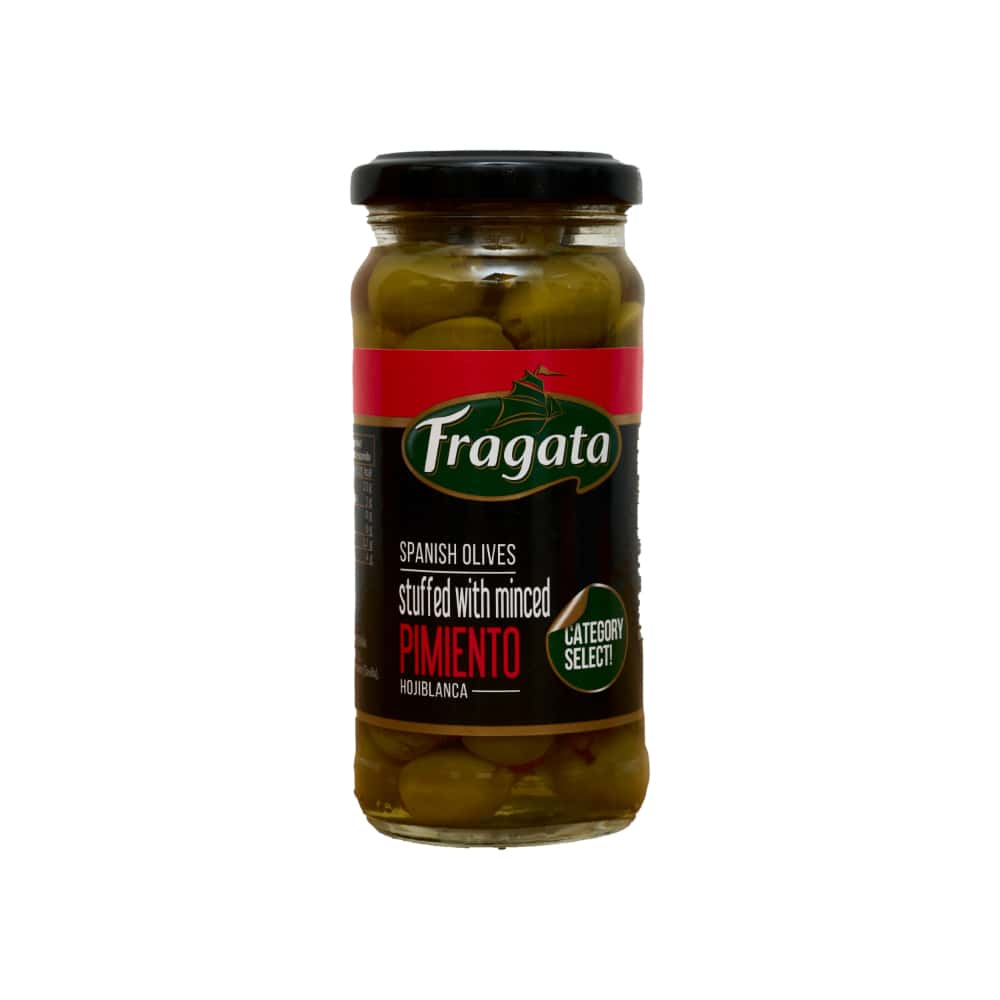 Aceitunas verdes rellenas con pimiento Fragata (235 g / 8.29 oz) - Miniatura 1