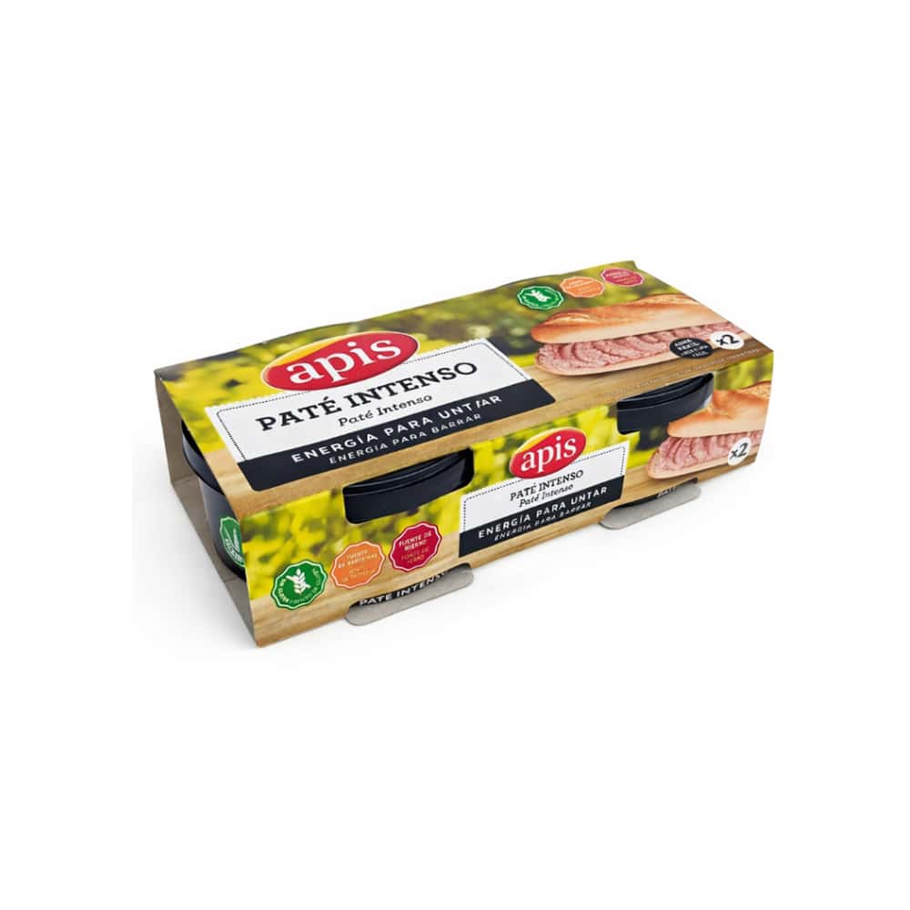 Paté Intenso de hígado de cerdo Apis (2 x 80 g / 5.6 oz) - Miniatura 1