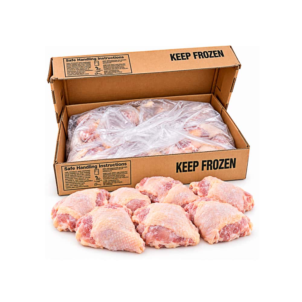 Caja de contramuslos de pollo MJ Brand (15 kg / 33 lb) - Miniatura 1