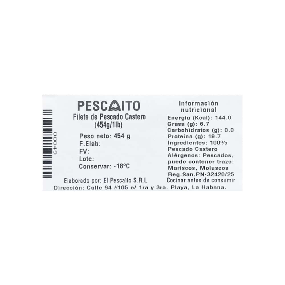 Filete de pescado castero Pescaito (454 g / 1 lb) - Miniatura 4