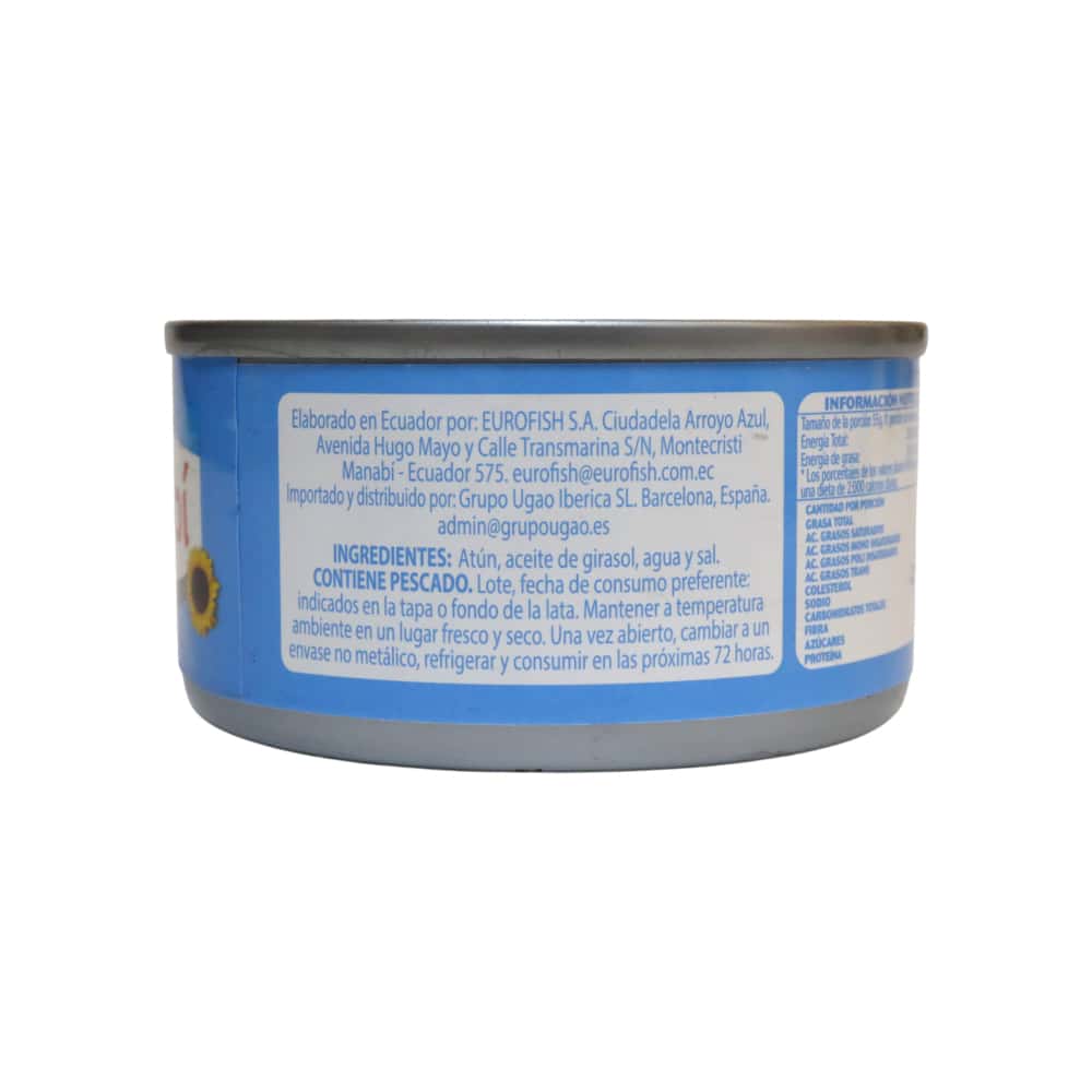 Atún en trozos en aceite de girasol Manabí (85 g / 3 oz) - Miniatura 3