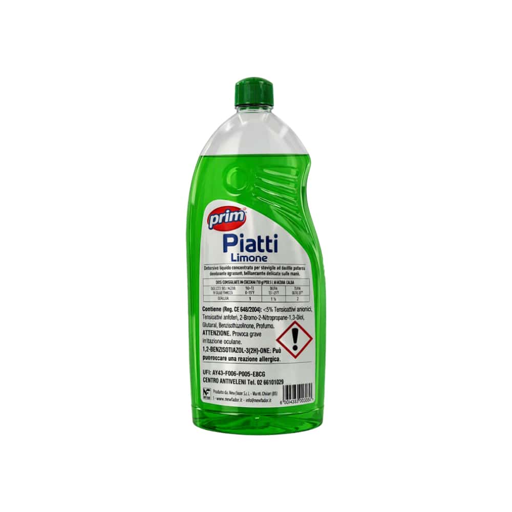 Lavavajillas líquido concentrado con aroma a limón Prim (1 L) - Miniatura 2