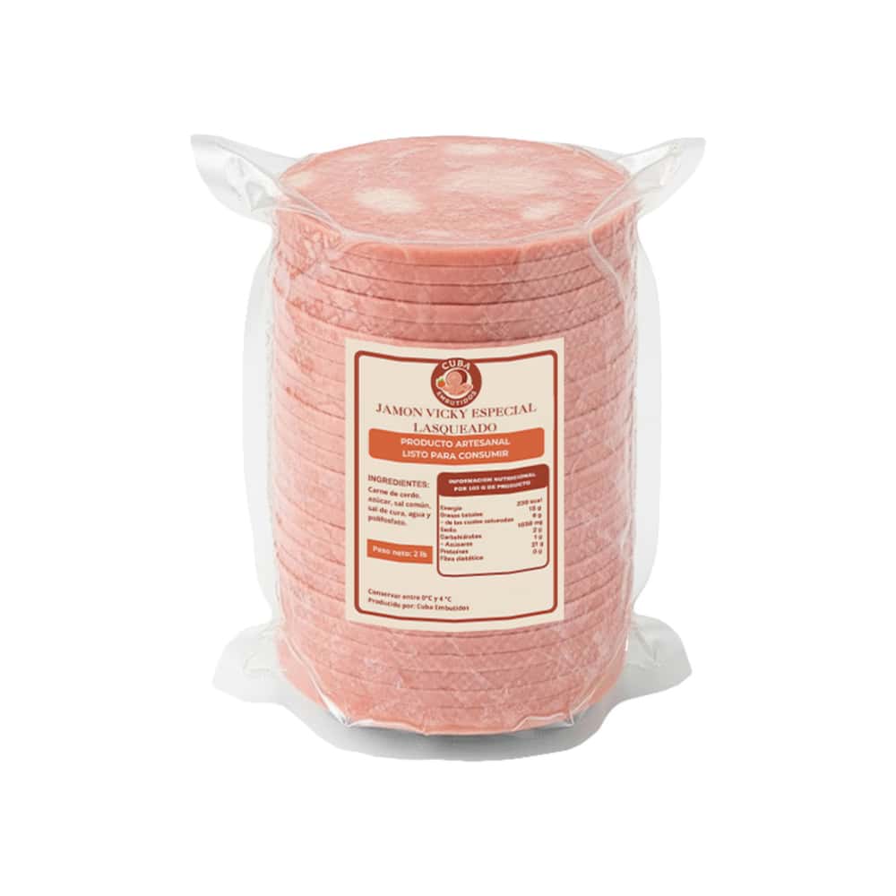 Jamón vicky especial lasqueadoCuba Embutidos (907 g / 2 lb) - Miniatura 2