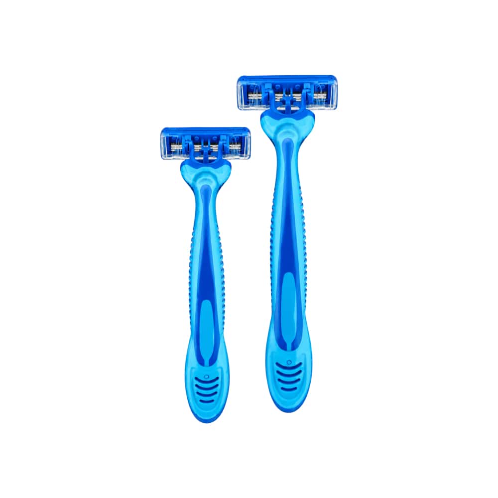 Máquinas de afeitar desechables de 3 hojas Jilimix (2 U) - Miniatura 3