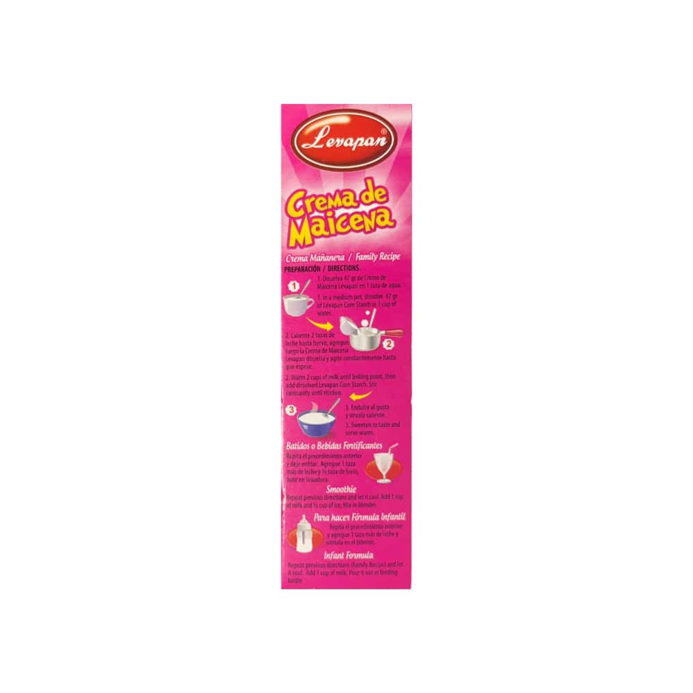 Crema de maicena sabor fresa Levapan (47 g / 1.65 oz) - Miniatura 7