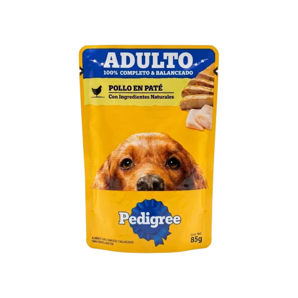 Comida para perros adultos con pollo en paté Pedigree (85 g / 2.99 oz) - Miniatura 7