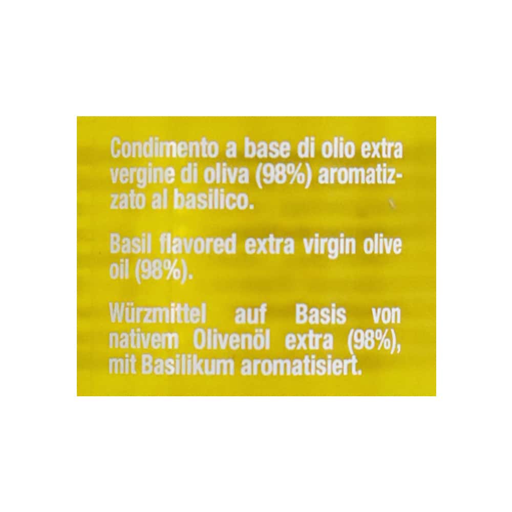 Aceite de oliva extra virgen aromatizado con albahaca Dante (250 ml) - Miniatura 4